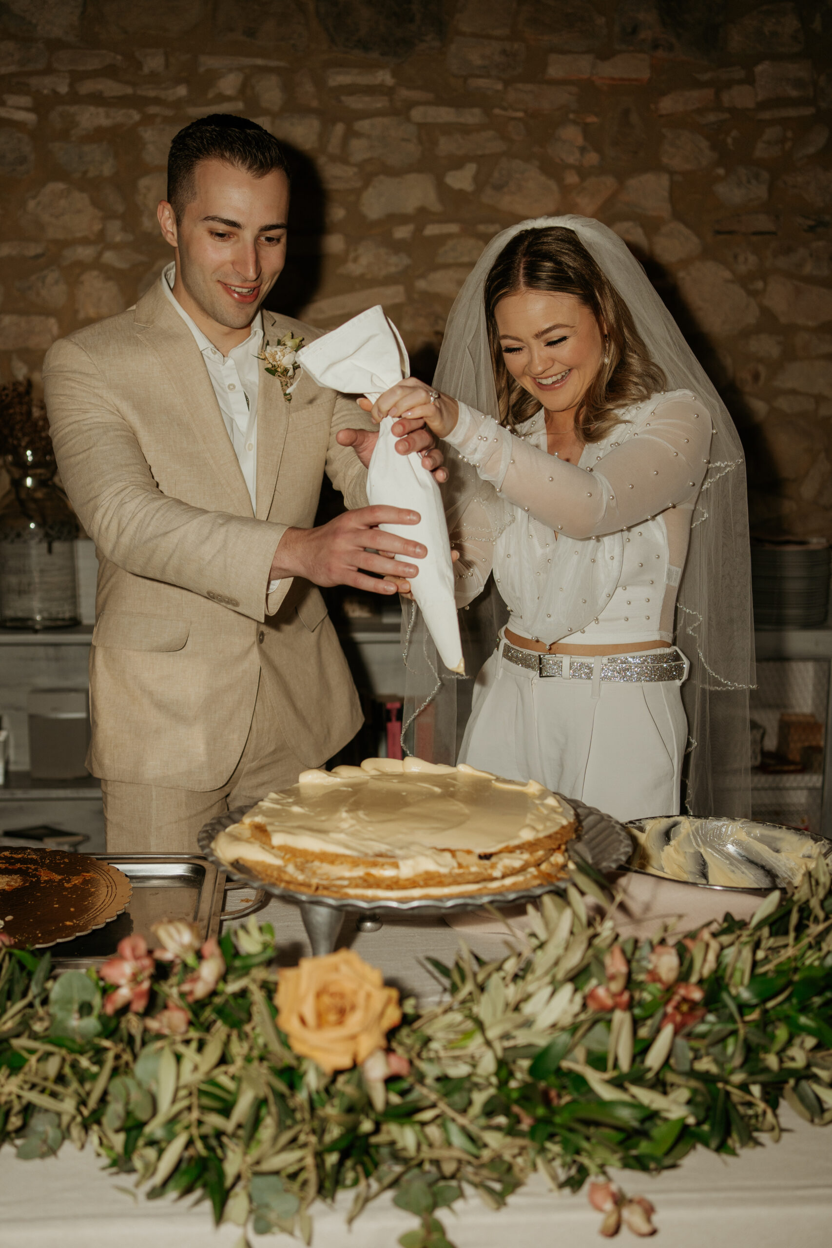 Millefoglie "Show Cooking" Wedding Cake Tradition