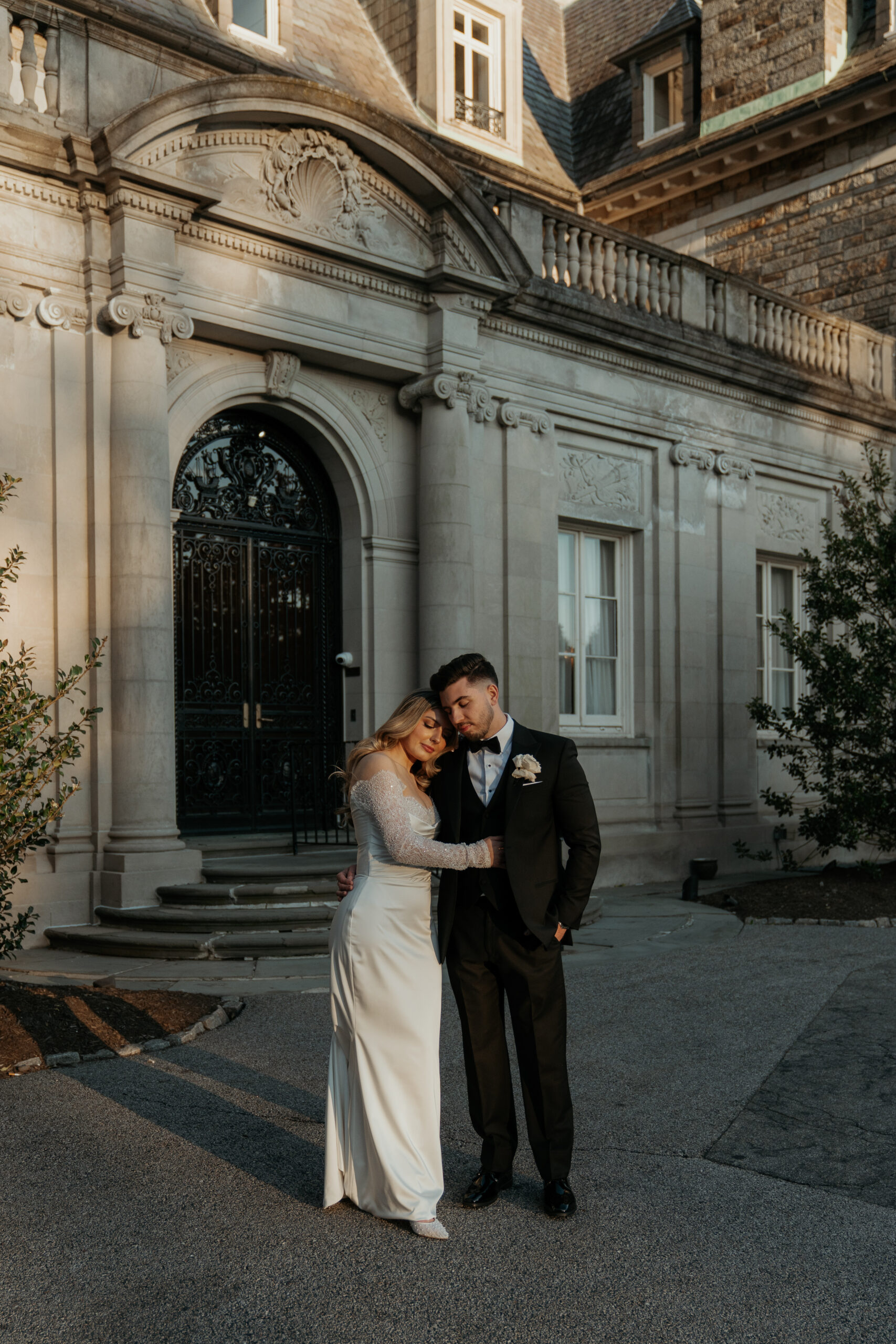 sunset portrait at aldrich mansion
